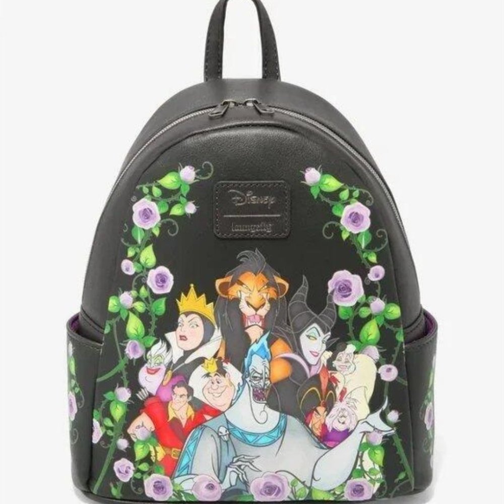 NWT Loungefly Disney Villains mini backpack
